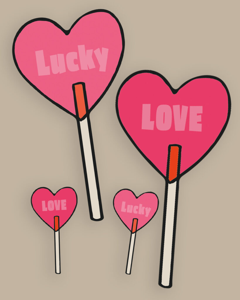 Applikation | Bügelbild | Lollies Set