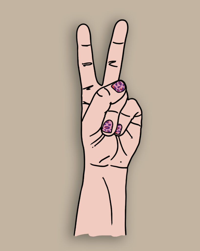 Applikation | Bügelbild | Peace Leo
