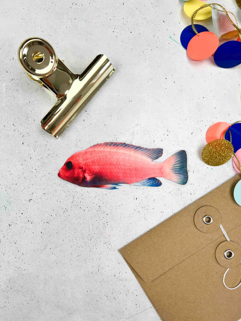 Applikation | Bügelbild | Fisch Pinki