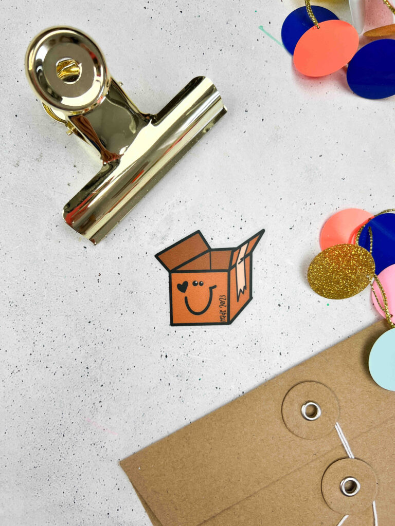 Applikation | Bügelbild | Paket