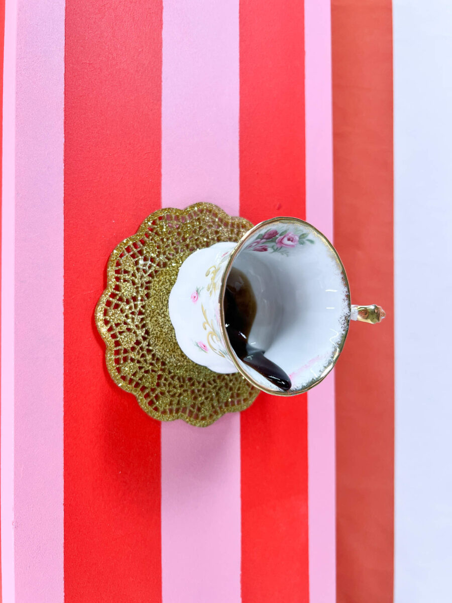 LIMITED Art | Kaffeetasse – Wandskulptur – Der Moment der blieb
