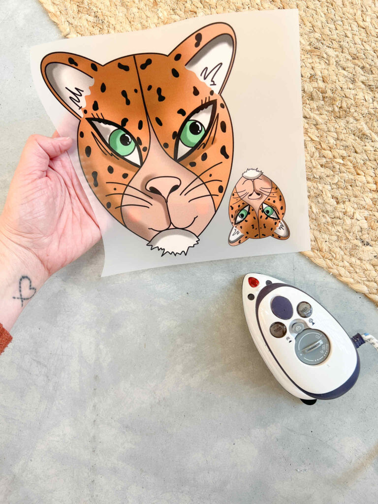Bügelbild Leopard