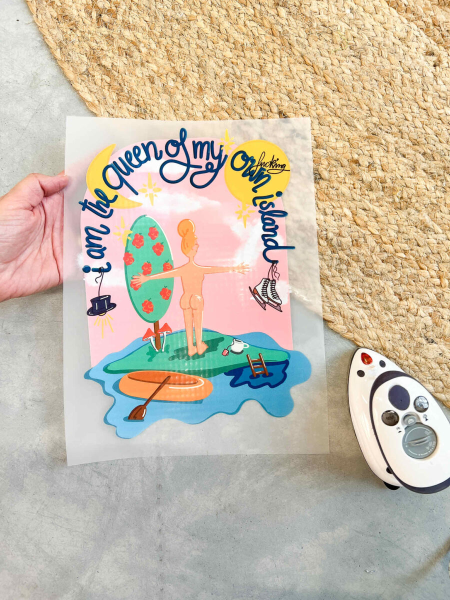 Bügelbild | Island queen