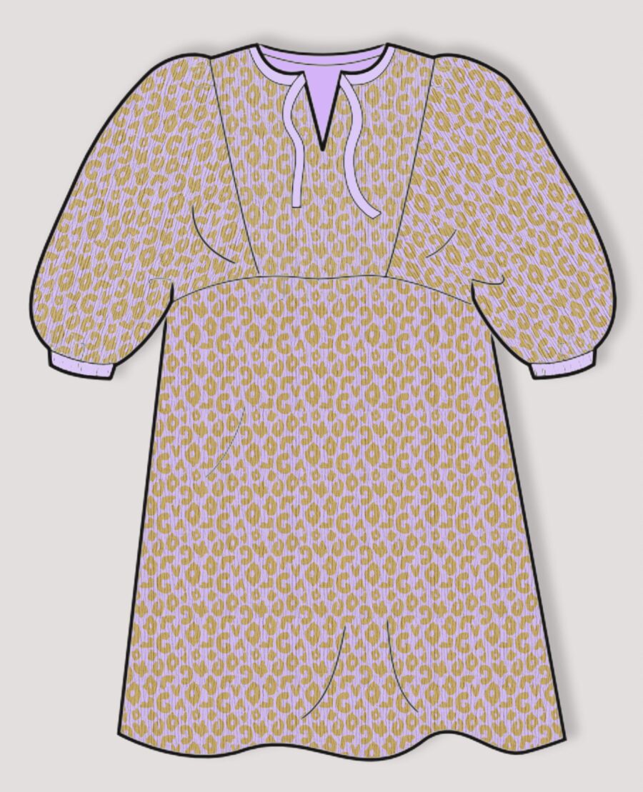 mockup kleid neele