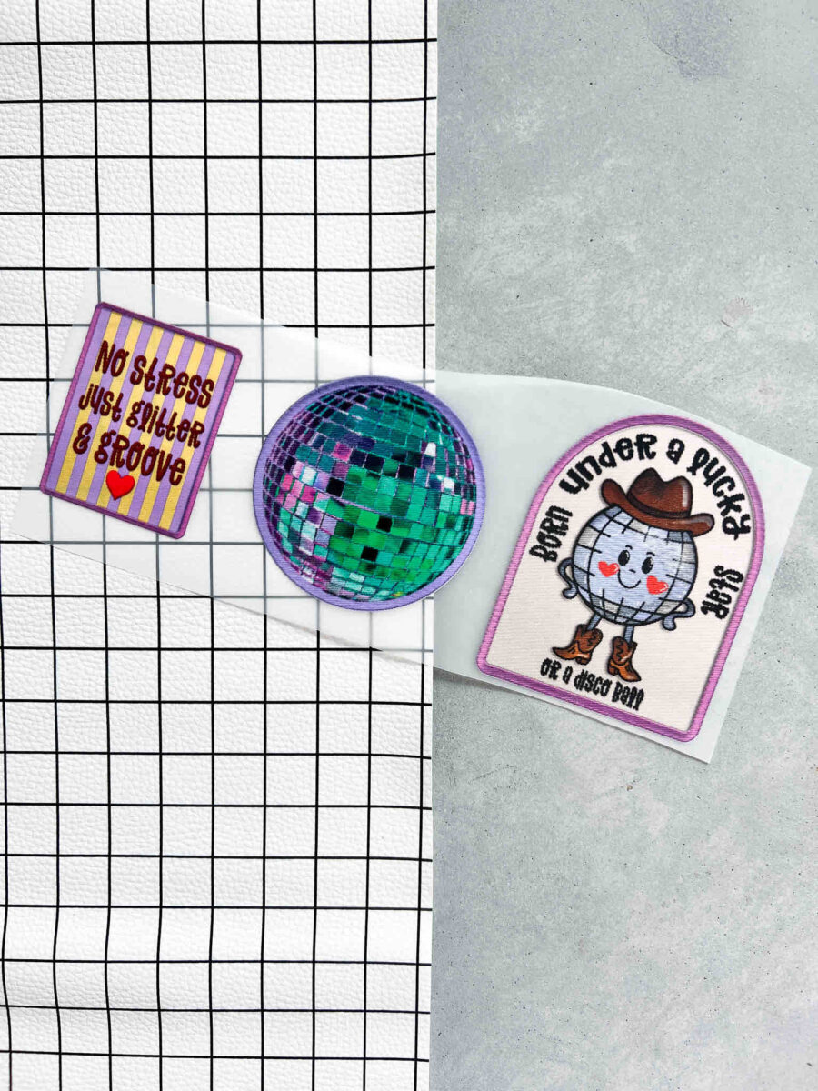Bügelbild | Stickpatch-LOOK Disco feeling