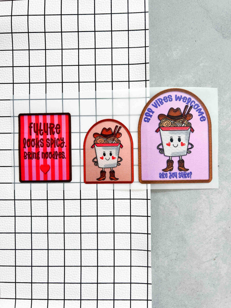 Bügelbild | Stickpatch-LOOK Noodle Cowboy Set
