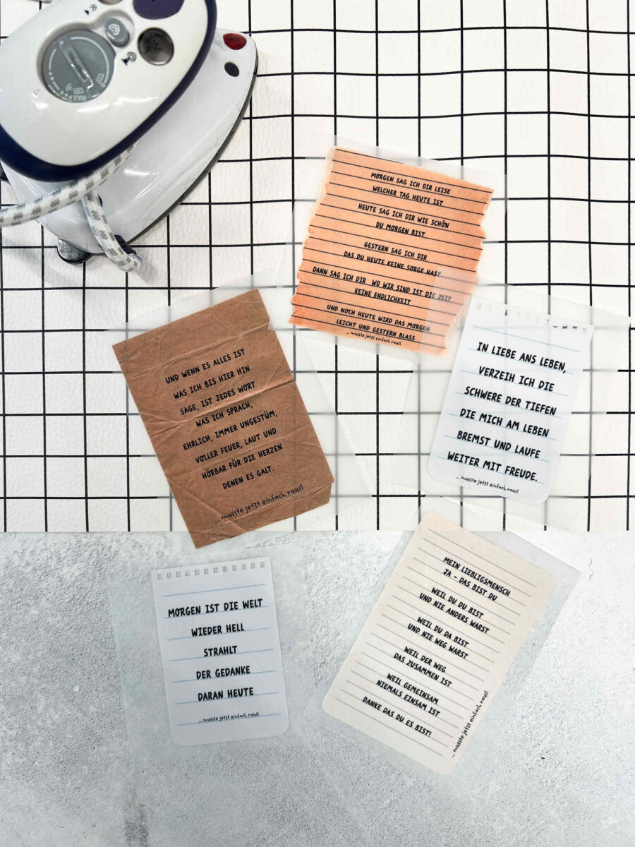 Bügelbild | Poesie #1