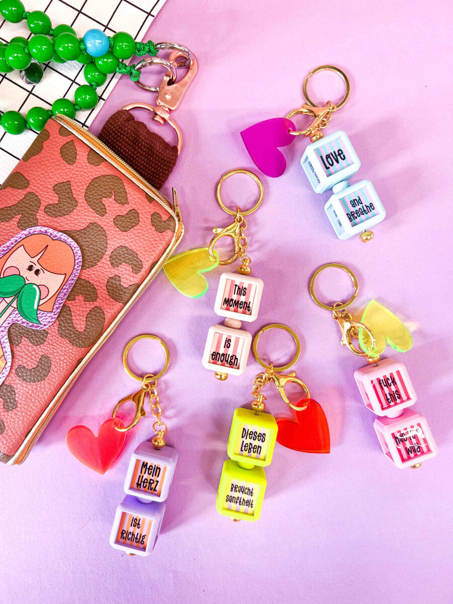 Double Oracle Cube Statement Anhänger – Fidget Spinner Orakel | Handmade Limited Edition