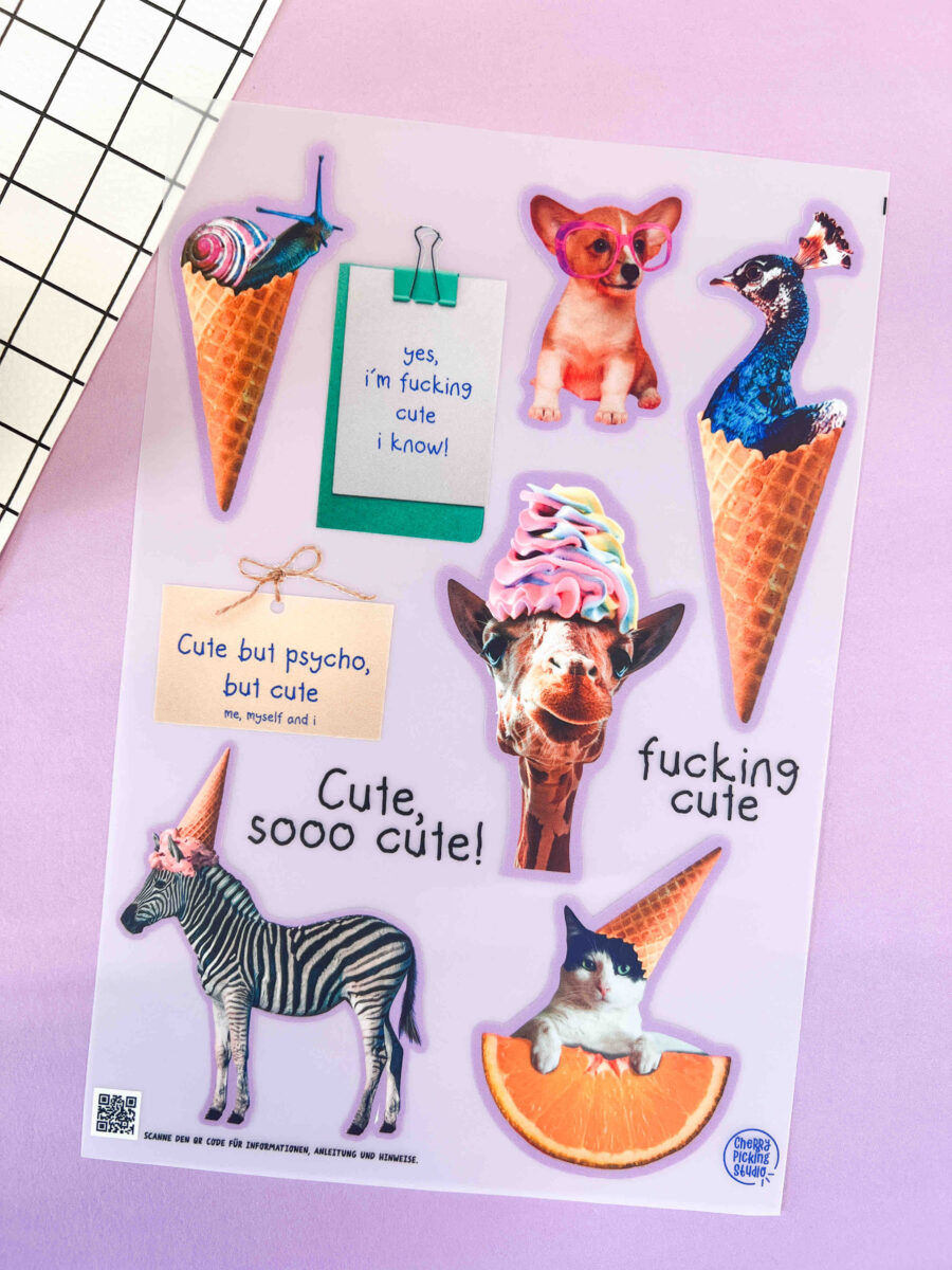 Bügelbild | CUTE Animals