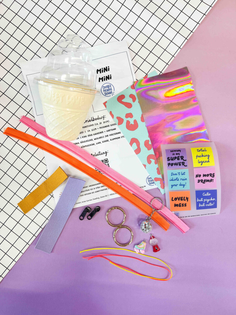 Fantastic - DIY Nähset „Mini Mini Tasche“ – 2 Taschen zum Selbernähen | Komplettset Limited Edition