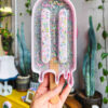 Wandskulptur eis Glitter2