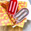 Wandskulptur eis Red jelly beide2
