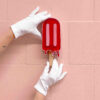 Wandskulptur eis Red jelly5