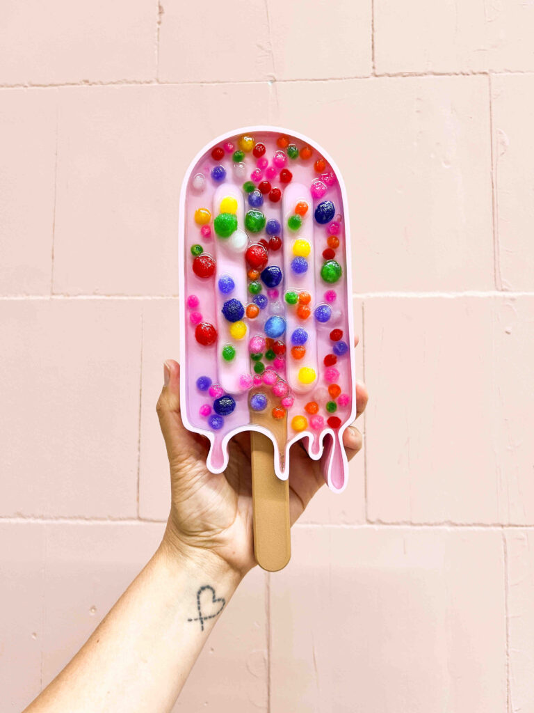 MELTING POP No. 03 – POMPOM limited Edition Pop Art Wandobjekt